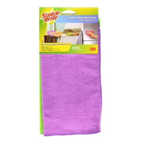 Paño Scotch-Brite microfibra - 3 Uds