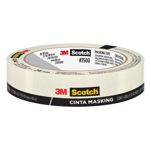 Cinta Masking Scotch Blanco - 1Ud