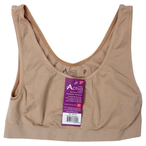 Top Activa Tirante Grueso Beige T.P