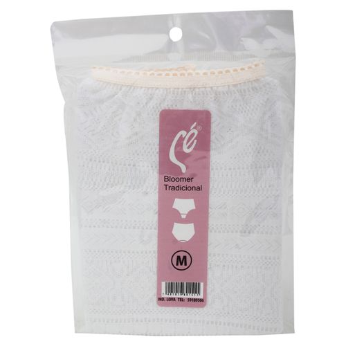 Bloomer Ce Tradicional Algod Blanc