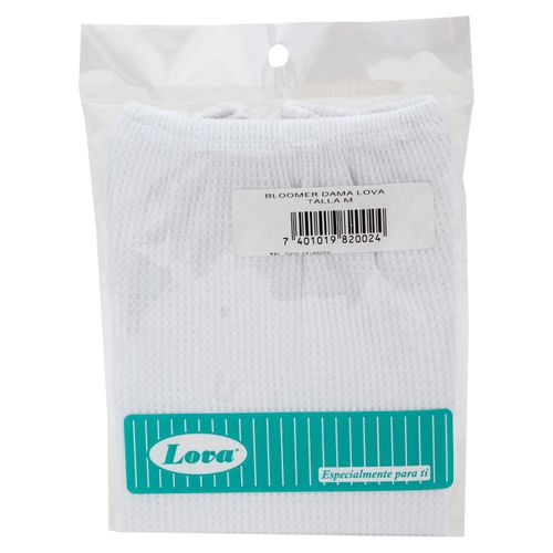 Bloomer Lova Tradicional Algodon Blanco