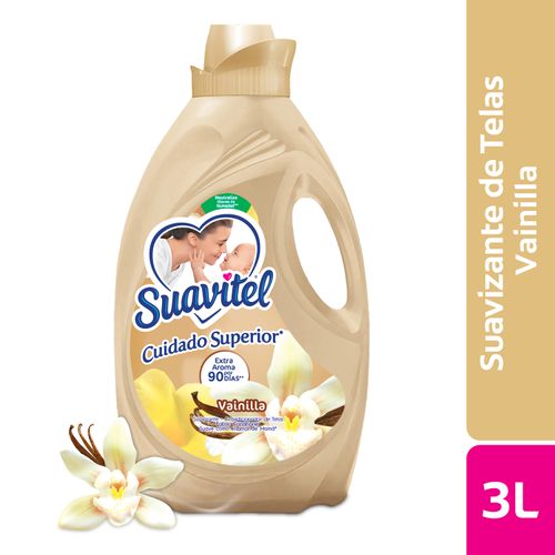 Suavizante De Telas Suavitel Cuidado Superior Vainilla - 3Lt