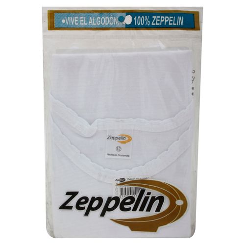 Camiseta Zeppelin Rayada Blanca Talla 12