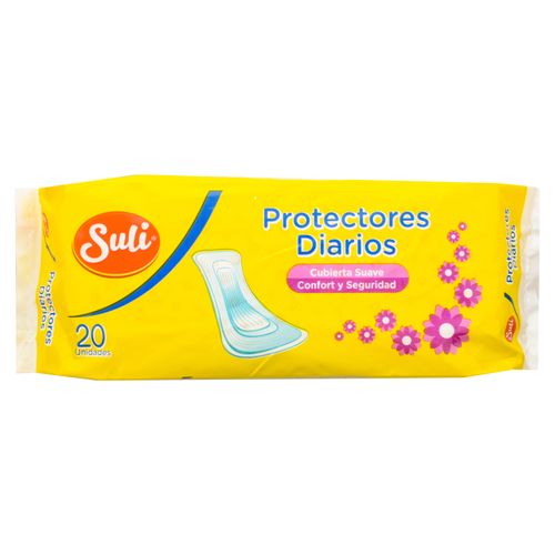 Protectores Diarios Marca Suli 20 Unidades