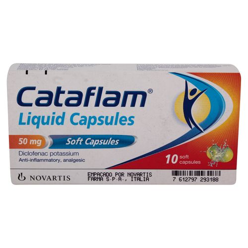 Cataflam 50Mgx10 Capsulas Blandas