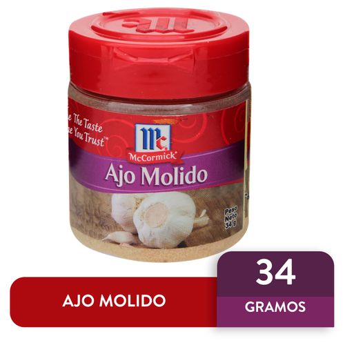 Ajo Molido Mccormick - 34gr