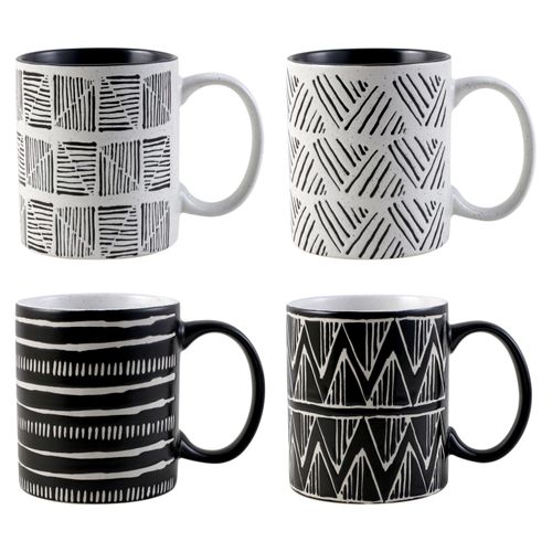 Taza marca Mainstays de cerámica tipo gres -11.5oz