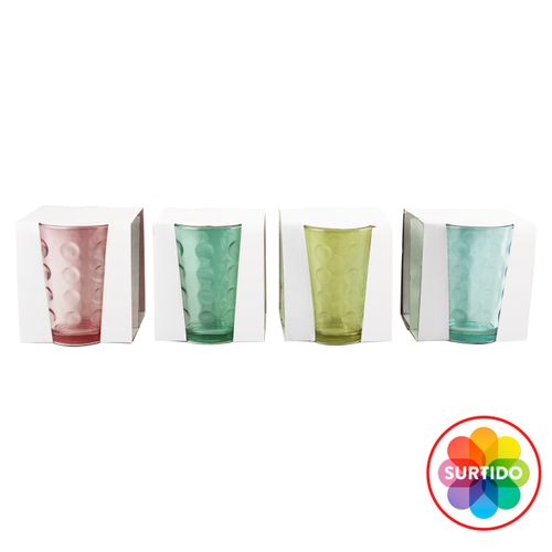 Set Hogar de 2 vasos de vidrio