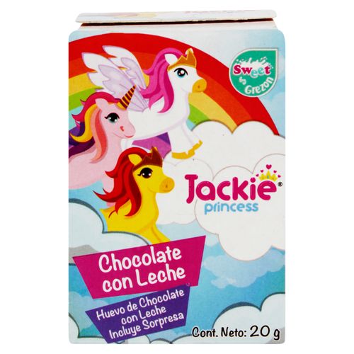 Huevo  de chocolate Grezon jackie Pprinccess on sorpresa - 20 g