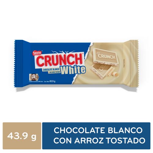 Chocolate Nestlé Crunch Chocolate Blanco Con Arroz Tostado Tableta - 43.9g