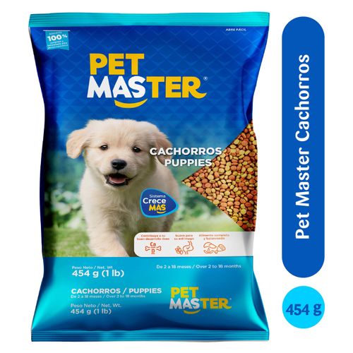 Alimento Pet Master Perro Cachorro, 2 A 18 Meses - 454kg