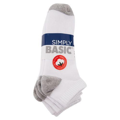 Calceta Simply Basic Deportiva C Blanco