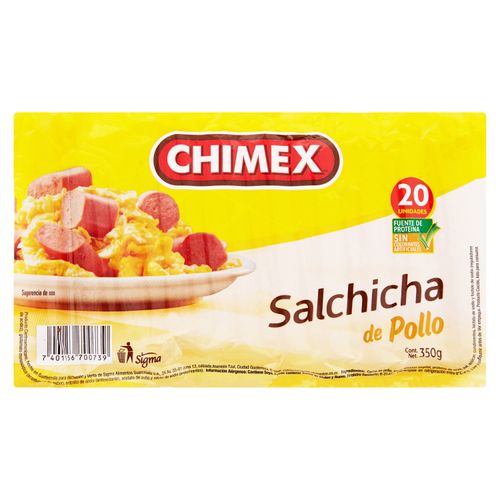 Salchicha De Pollo Chimex - 350 g