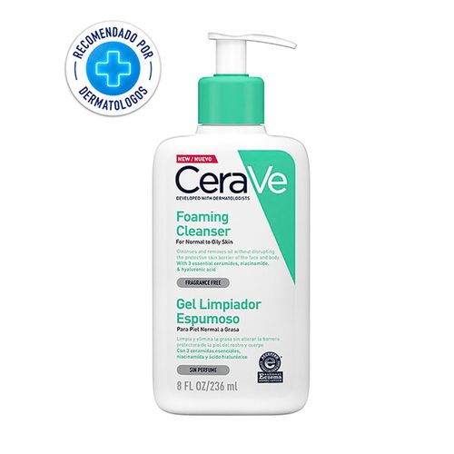 Gel Limpiador Cerave Espumoso - 236 ml