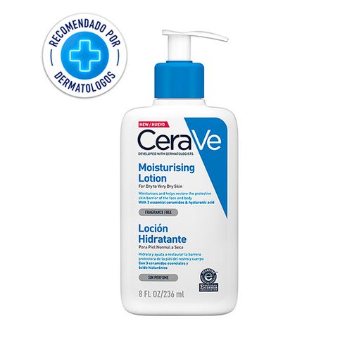 Loción Hidratante Cerave, Para Piel Normal A Seca, Sin Perfume - 236ml