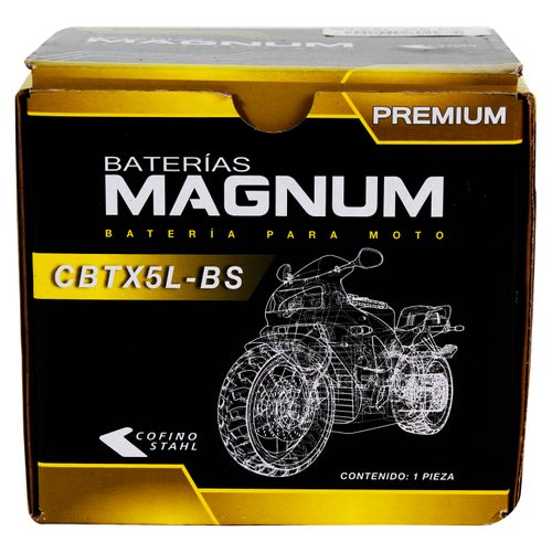 Batería De Moto Btx5L Bs Magnum Agm