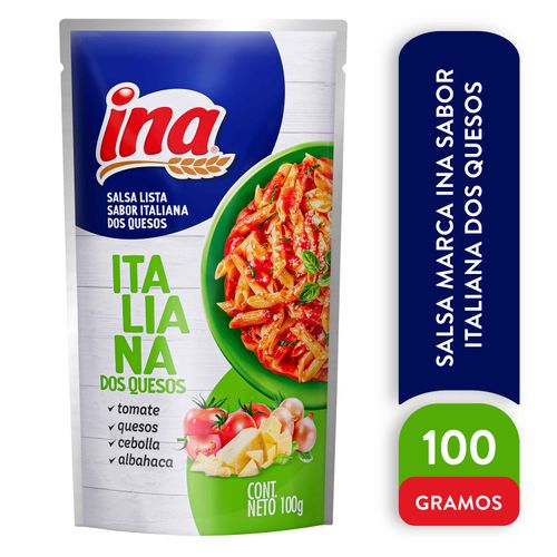 Salsa Ina Sabor Italiana Dos Quesos - 100gr