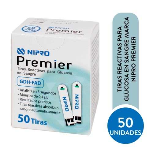 Tiras reactiva Nipro caja 50 tiras reactivas - Precio indicado por caja