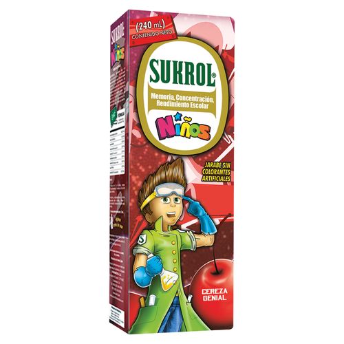 Jarabe Sukrol Cereza - 240ml