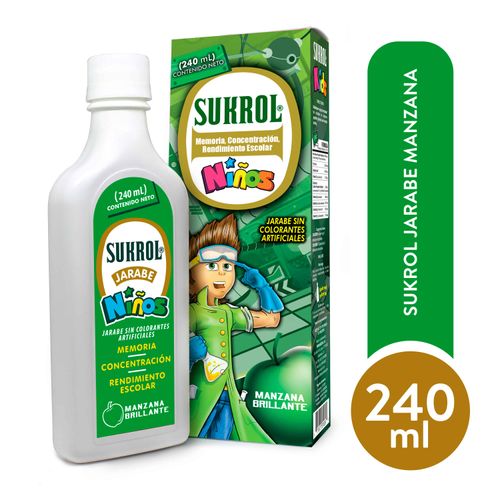 Jarabe Sukrol  Manzana - 240ml