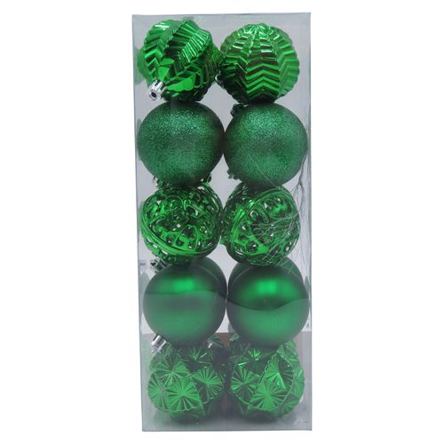 Esferas Verde 60Mm 20U Wbd