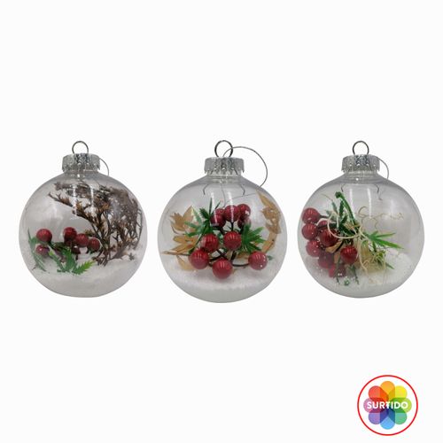 Adorno Arbol Esf Trans Cdec Intr 100Mm W