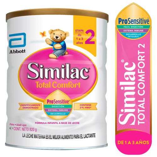 Fórmula Infantil Similac® Total Comfort 2 ProSensitive , 1 A 3 Años - 820g