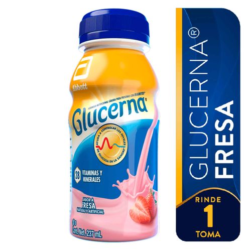 Fórmula Nutricional Glucerna® Sabor Fresa - 237ml