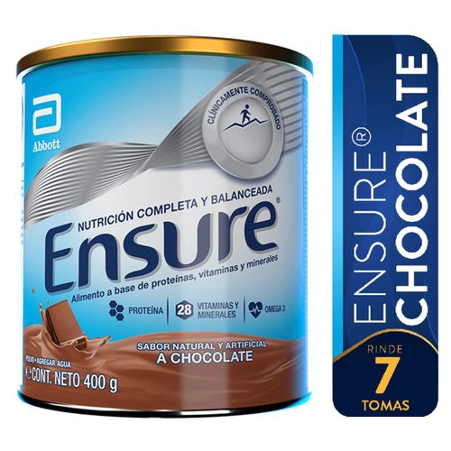 Fórmula Nutricional Ensure® Sabor Chocolate - 400g