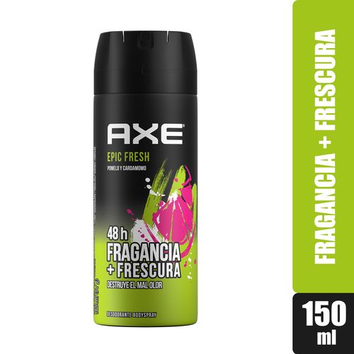 Desodorante Spray Axe Epic Fresh, Fragancia Y Frescura - 150ml