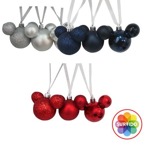 Adorno Arbol Disney Set 3U Cd Wmspbdc