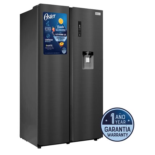Refrigeradora Oster Sbs No Frost 20 Pies