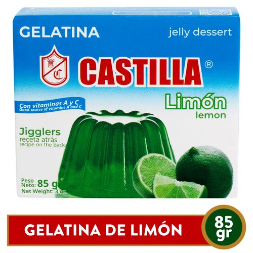 Gelatina Castilla de Limon Cajita - 85 g