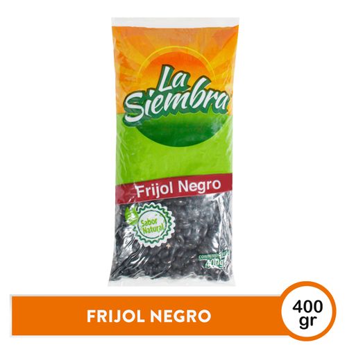 Frijol La Siembra Negro Empacado -400 g