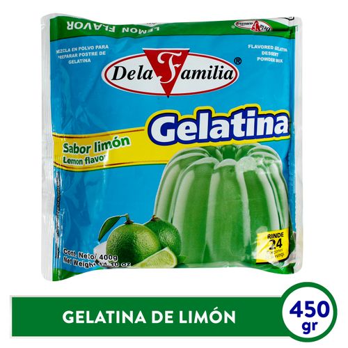 Gelatina De la Familia sabor limoón - 450 g