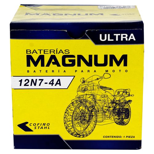 Batería De Moto B12N7 4A  Magnum Conv