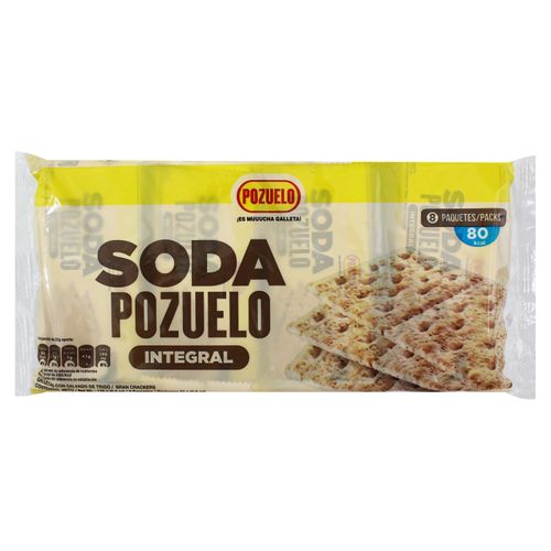 Galleta Pozuelo soda integral Orgullo Tico - 176 g