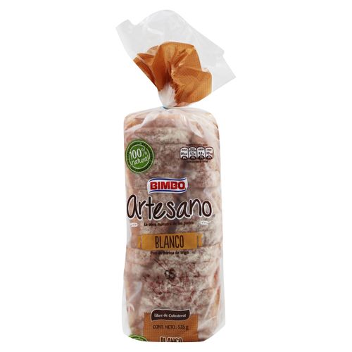 Pan Bimbo Artesano Sándwich Mediano -535g