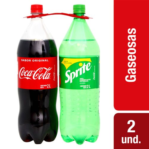 Gaseosa Coca-Cola Original Y Sprite Original 2 Pack - 2Lt