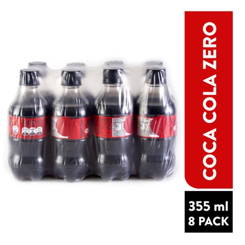 Gaseosa Coca-Cola Sin Azúcar 8 Pack - 355ml