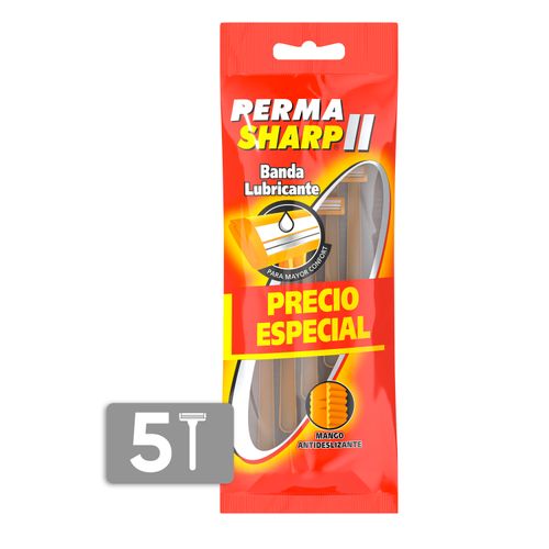 Rasuradora Desechables Perma Sharp II 5 Uds