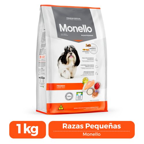 Alimento Para Perro Monello Adulto Razas Pequeñas, Sabor Pollo - 1kg