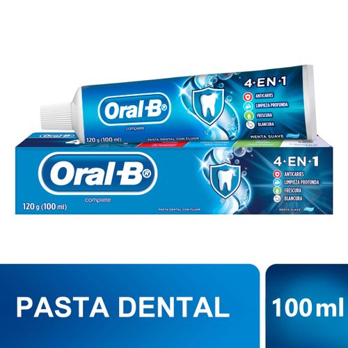 Pasta Dental Oral-B Complete 4En1 Con Flúor 120g