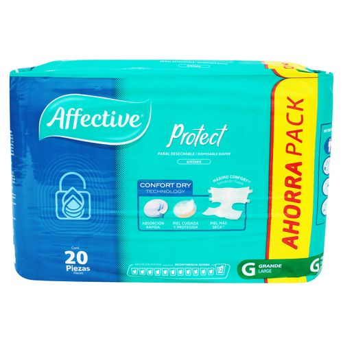 Affective Active Protect Grande 20 Unidades Pañales