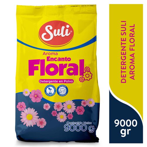 Detergente En Polvo Marca Suli Floral - 9000 g