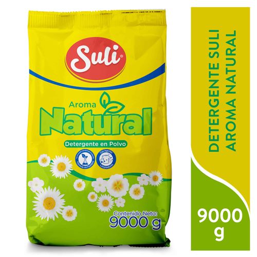 Detergente En Polvo Marca Suli Aroma Natural - 9000 g