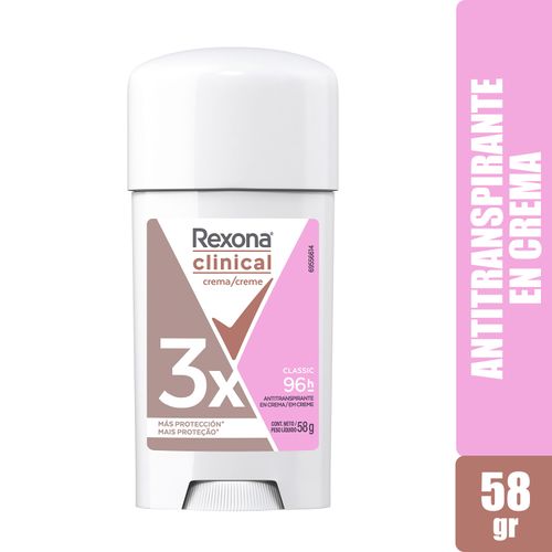 Desodorante en Crema Rexona Clinical Classic - 58g