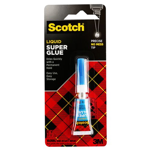 Scotch® Super Glue Liquid AD118D, .07 oz, 1-Pack