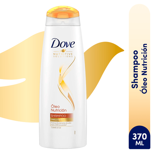 Shampoo Dove Óleo Nutrición, Cabello Seco - 370ml