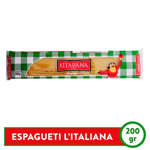 Pasta larga Litaliana Espagueti - 200gr
